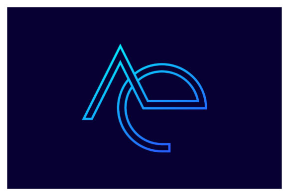 Download AE Initial Letters Modern Identity Logo - Letter Collection