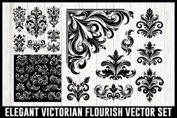 Download Royal Vintage Frame Ornaments Bundle - Ornament Collection