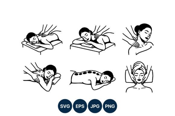 Download Massage Therapy Woman Vector - Massage therapy Collection