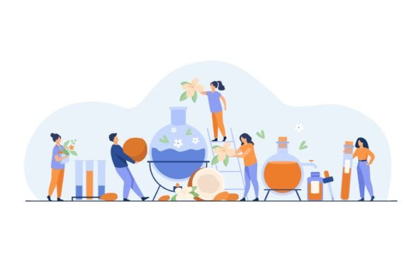 Download Team of Technologists Making Skin Care P - Premium Resources