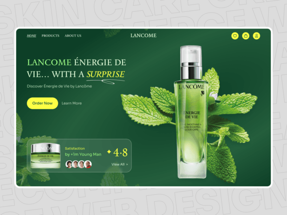 Download Skin Care Cream Ecommerce Web Design - Skin care Collection