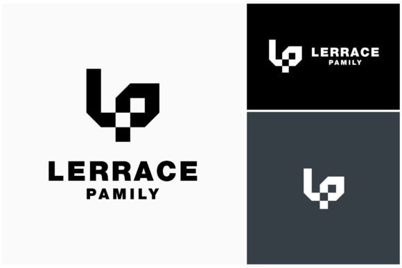 Download Letter LP Monogram Geometric Logo - Letter Collection